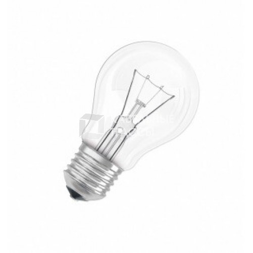 Лампа накаливания ЛОН 40Вт Е27 220В CLASSIC A CL груша | 4008321788528 | Osram