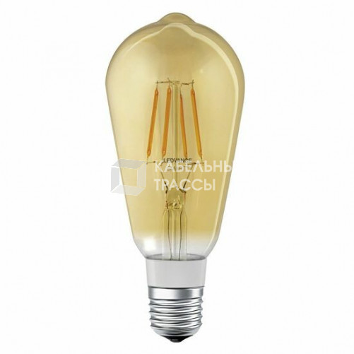 Лампа светодиодная управляемая SMART+ Filament Edison Dimmable 55 6 W/2400K E27 | 4058075208605 | LEDVANCE