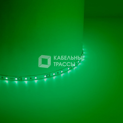 Лента светодиодная LS604/ 60SMD(2835)/м 4.8Вт/м 12V IP65 5000*8*3.8мм зеленый | 27675 | FERON