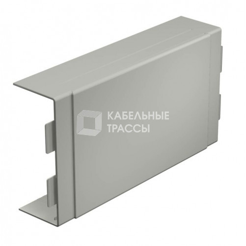 Крышка T-образной секции кабельного канала WDK 60x150 мм (ПВХ,серый) (WDK HK60150GR) | 6024769 | OBO Bettermann