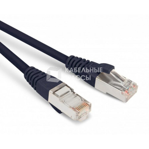 PC-LPM-SFTP-RJ45-RJ45-C6-1M-LSZH-BK Патч-корд SF/UTP, экранированный, Cat.6 (100% Fluke Component Tested), LSZH, 1 м, черный | 264452 | Hyperline