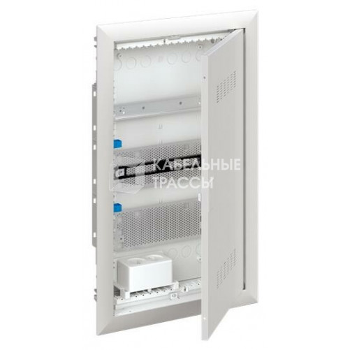 Шкаф мультимедийный с дверью с вентиляционными отверстиями и DIN-рейкой UK630MV (3 ряда) | 2CPX031391R9999 | ABB