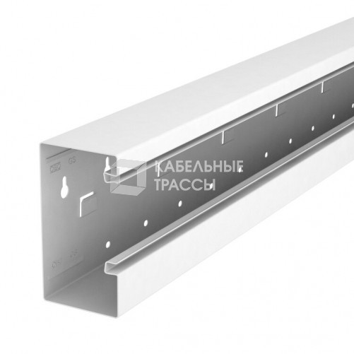 Кабель-канал Rapid 80, 70x130x3000 мм (без крышки) сталь, белый | 6277407 | OBO Bettermann