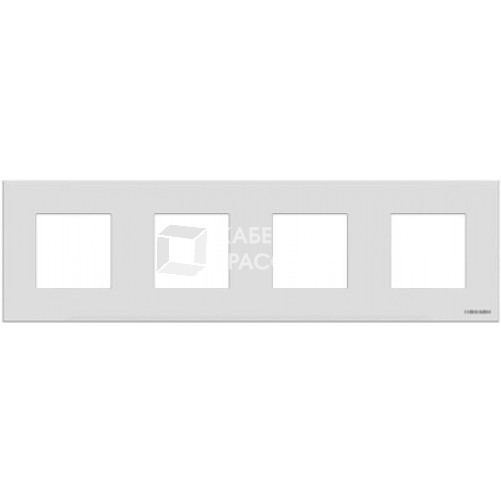 ABB Zenit Альп. белый Рамка базовая 8 мод | N2274.1 BL | 2CLA227410N1101 | ABB