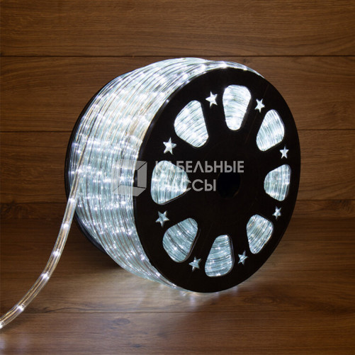 Дюралайт LED, свечение с динамикой (3W) - белый Эконом 24 LED/м , бухта 100м | 121-325-4 | NEON-NIGHT