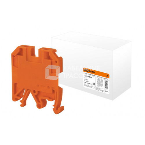 Зажим наборный ЗНИ-6мм2 (JXB50А) оранжевый | SQ0803-0203 | TDM