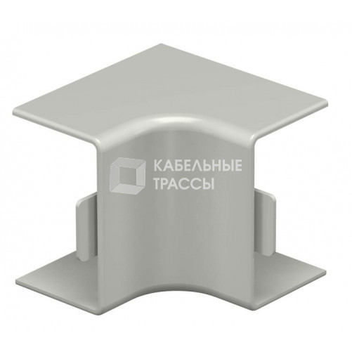 Крышка внутреннего угла кабельного канала WDK 25x40 мм (ПВХ,серый) (WDK HI25040GR) | 6158269 | OBO Bettermann