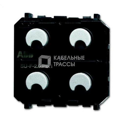 SU-F-2.0.PB.1 Сенсор free@home, 2-клавишный, Zenit | 6220-0-0223 | 2CKA006220A0223 | ABB