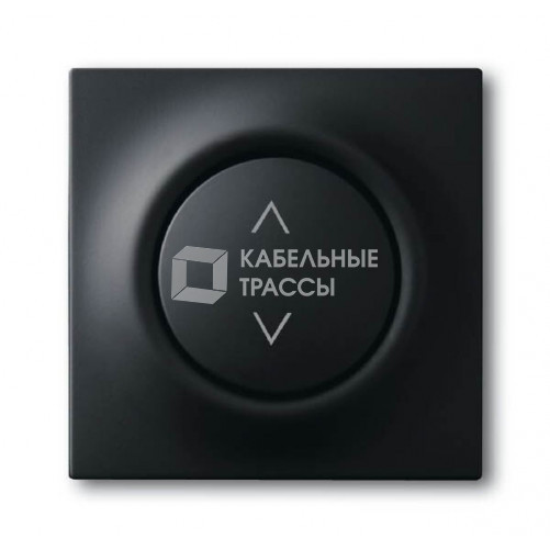 Клавиша для механизма электронного выключателя Busch-Jalousiecontrol , серия impuls, цвет чёрный бархат | 6430-0-0381 | 2CKA006430A0381 | ABB