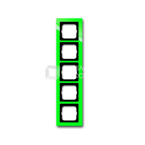 Рамка 5-постовая, серия axcent, цвет зелёный | 1754-0-4351 | 2CKA001754A4351 | ABB