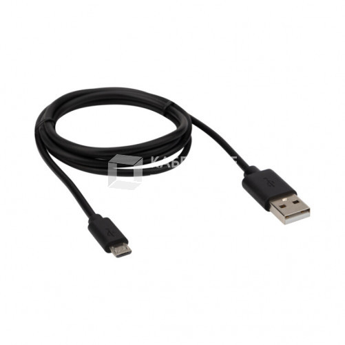USB кабель microUSB длинный штекер 1 м черный | 18-4268 | REXANT