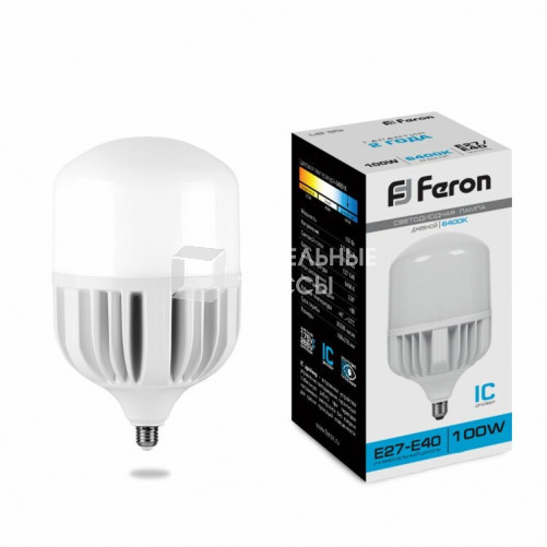Лампа светодиодная промышленная LB-65 E27-E40 100W 6400K | 25827 | Feron