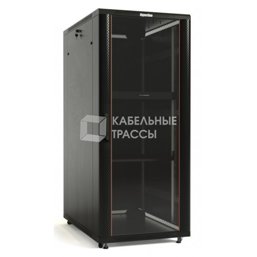 TTB-1868-AS-RAL9004 Шкаф напольный 19-дюймовый, 18U, 988x600х800 мм (ВхШхГ) | 395972 | Hyperline