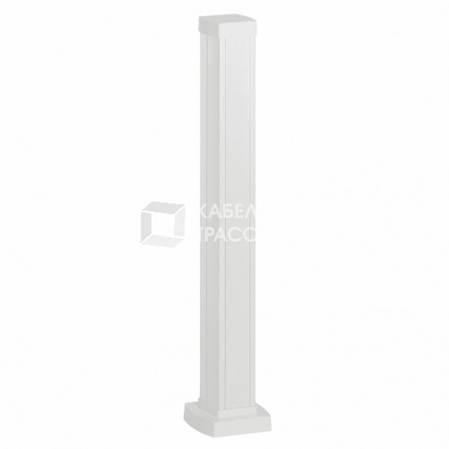 Snap-On мини-колонна алюминиевая с крышкой из пластика 1 секция, высота 0,68 метра, цвет белый | 653003 | Legrand