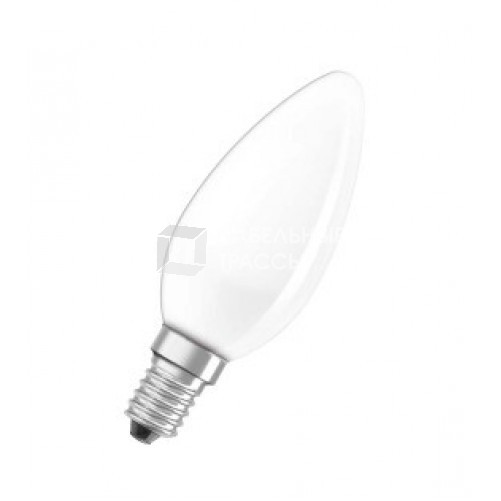 Лампа накаливания ЛОН 40Вт Е14 220В CLASSIC B FR свеча | 4008321410870| Osram