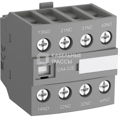 Блок контактный дополнительный CA4-22M (2НО+2НЗ) для контакторов AF09…AF38 | 1SBN010140R1122 | ABB