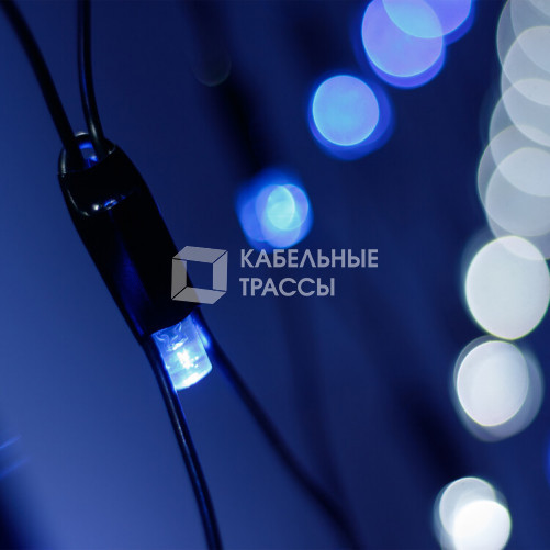 Светодиодная гирлянда ARD-NETLIGHT-CLASSIC-2500x2500-BLACK-432LED White/Blue (230V, 26W) | 024694 | Arlight