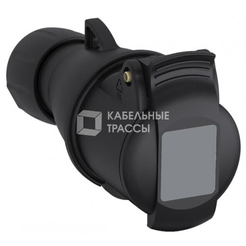 Розетка кабельная Easy&Safe 432EC9B,32А,3P+N+E,IP44,9ч,черн|2CMA103597R1000| ABB