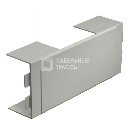 Крышка T-образной секции кабельного канала WDK 60x110 мм (ПВХ,серый) (WDK HK60110GR) | 6023029 | OBO Bettermann