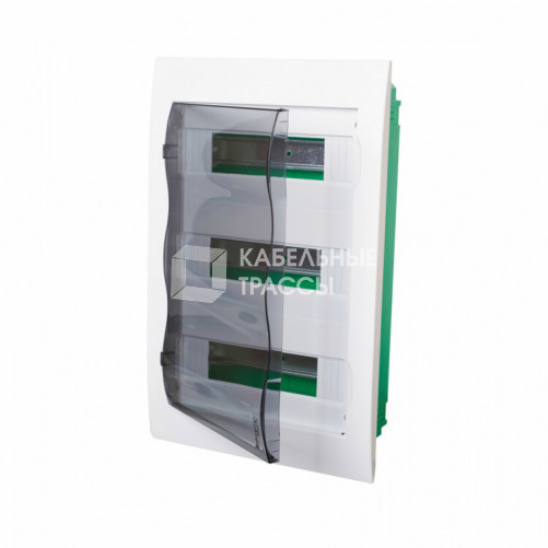 Корпус встраиваемый Easy9, прозрачная дверь, 3ряд/36мод | EZ9E312S2FRU | Schneider Electric