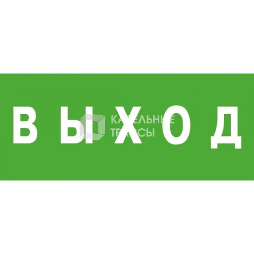 Пиктограмма (Наклейка) Выход (150х300) | 1001150300 | АСТЗ