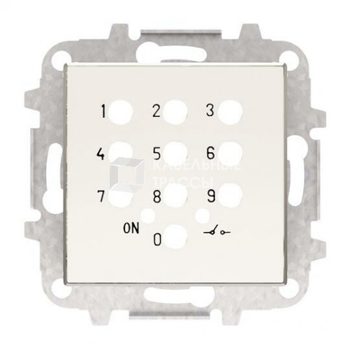 Накладка для механизма электронного выключателя с кодовой клавиатурой 8153.5, серия SKY, цвет альпийский белый|2CLA855350A1101| ABB