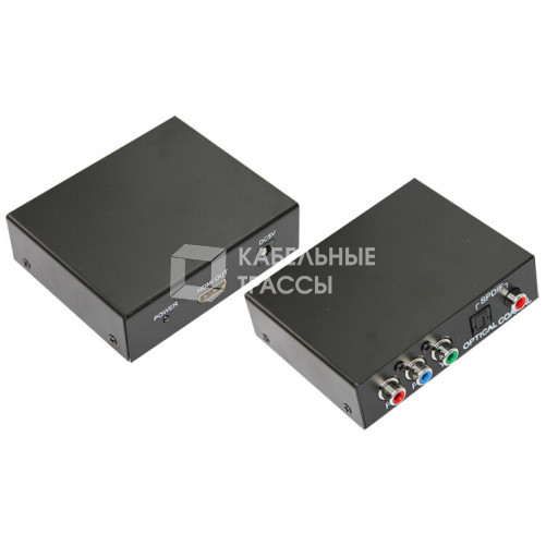 Конвертер YPbPr + SPDIF / Toslink на HDMI, металл | 17-6904 | REXANT