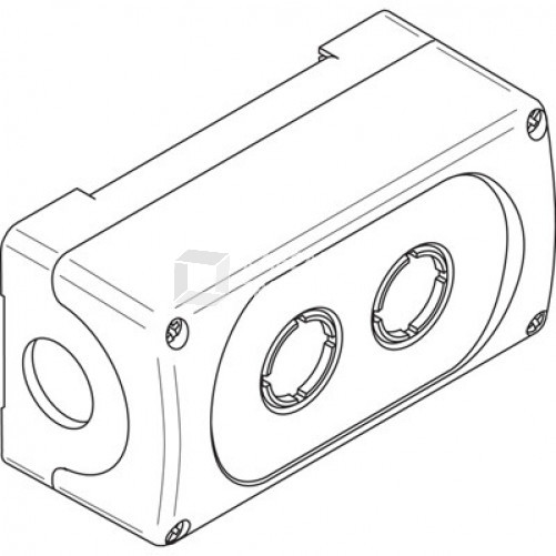 Корпус кнопочного поста MEP-2-0 на 2 элемента пластиковый | 1SFA611812R1000 | ABB