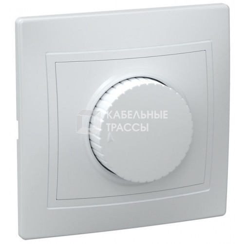 КВАРТА белый Светорегулятор поворотный ВСР10-1-0-КБ | EDK10-K01-03-DM | IEK