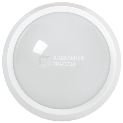 Светильник светодиодный пылевлагозащищенный для ЖКХ ДПО 5051 18Вт 6500К IP65 круг белый | LDPO0-5051-18-6500-K01 | IEK