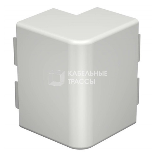 Крышка внешнего угла кабельного канала WDK 60x130 мм (ПВХ,белый) (WDK HA60130RW) | 6192343 | OBO Bettermann