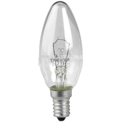 Лампа накаливания ЛОН ДС60-230-E14-CL (100/6000) | C0039812 | ЭРА