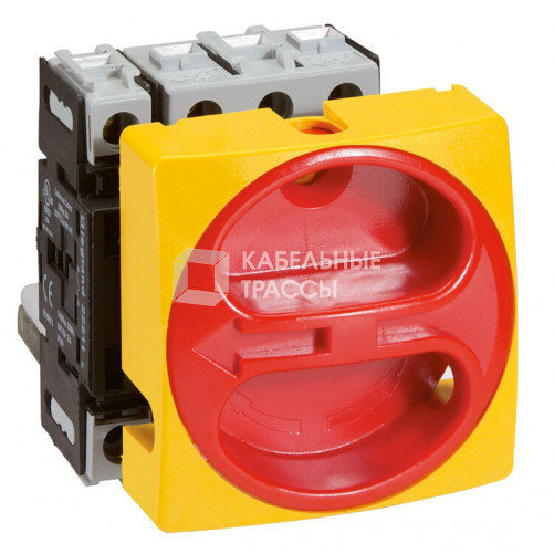 Выключатель-разъединитель - для скрытого монтажа - 4П - зажим нейтрали слева - 20 A | 022118 | Legrand