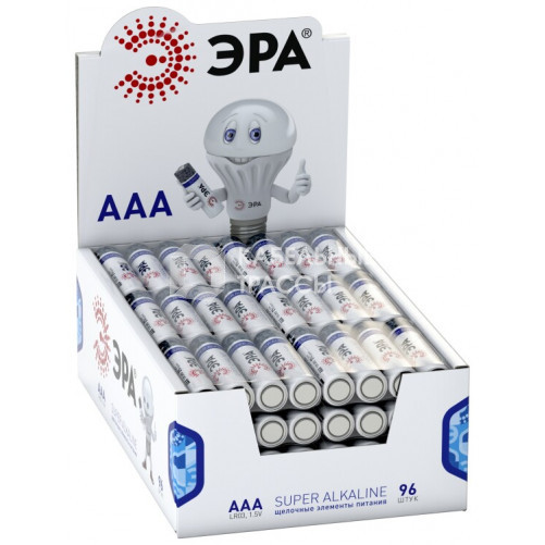 Батарейка щелочная (алкалиновая) LR03-4S promo-box (96/384/36864) (AAA) | Б0018950 | ЭРА
