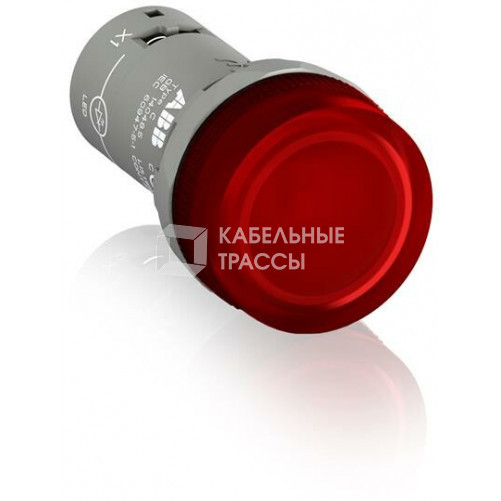 Лампа CL2-502R красная со встроенным светодиодом 24В AC/DC|1SFA619403R5021| ABB