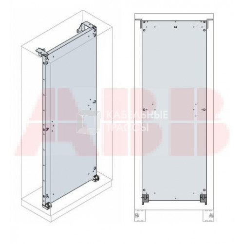 Плата монтажная 2000x600мм ВхШ | EA2060 | ABB