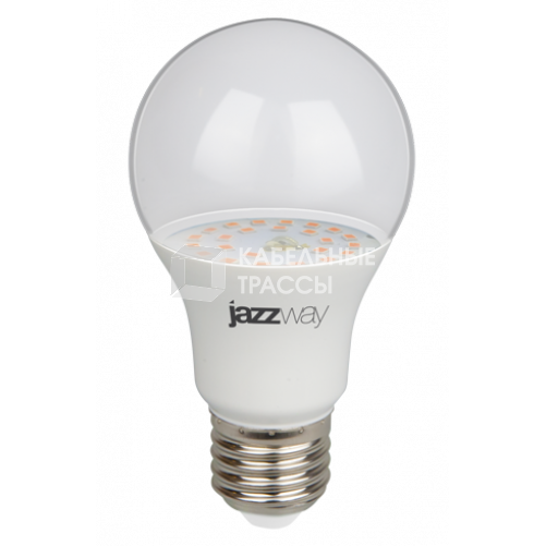 Лампа светодиодная LED PPG A60 Agro 9w CLEAR E27 IP20 ( для растений) | .5008946 | Jazzway