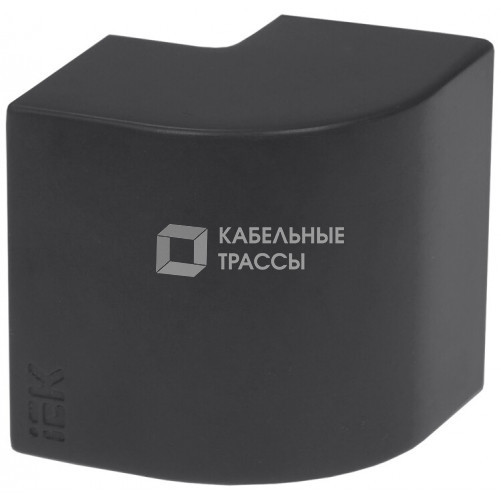 ELECOR Угол внешний КМН 20х10 черный (4шт/компл) | EL-KK10D-N-020-010-K02 | IEK