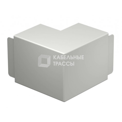 Крышка внешнего угла кабельного канала WDK 100x130 мм (ПВХ,светло-серый) (WDK HA100130LGR) | 6182747 | OBO Bettermann