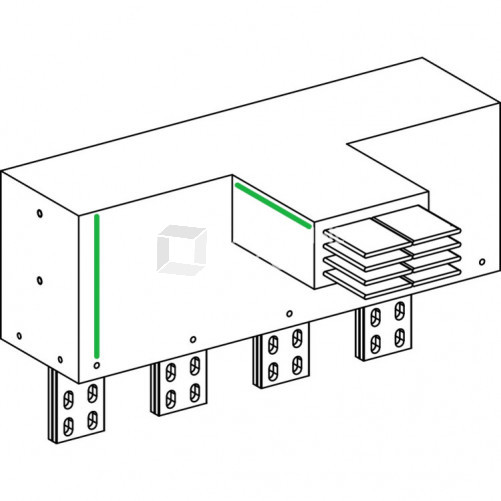 СЕКЦИЯ ВВОДНАЯ С УГЛОМ ПЛАШМЯ | KRC1600ER56 | Schneider Electric