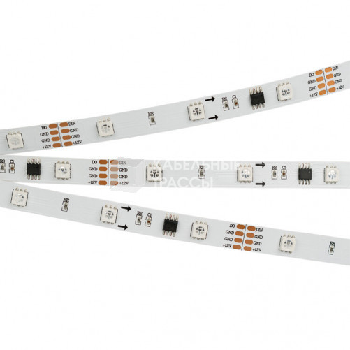 Лента светодиодная SPI-5000-AM 12V RGB (5060, 150 LED x3, 1804) | 021227 | Arlight