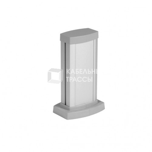Универсальная мини-колонна алюминиевая с крышкой из алюминия 1 секция, высота 0,3 метра, цвет алюминий | 653101 | Legrand
