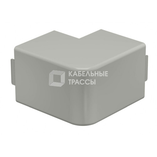 Крышка внешнего угла кабельного канала WDK 60x60 мм (ПВХ,серый) (WDK HA60060GR) | 6022073 | OBO Bettermann