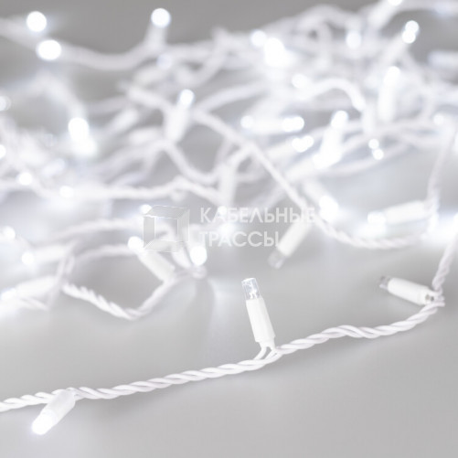 Светодиодная гирлянда ARD-STRING-CLASSIC-1000-WHITE-100LED-PULSE White (230V, 7W) (Ardecoled, IP65) | 031647 | Arlight