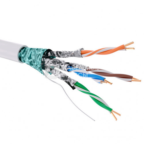 Кабель CAT 6, F/FTP, нг(А)-HF, бухта 305м, белый | RN6FFA01WH | DKC