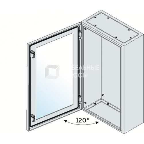 SR2 Корпус шкафа (дверь со стеклом) 500х400х250мм ВхШхГ | SRN5425VK | ABB