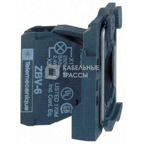 КОРПУС СИГНАЛЬНОЙ ЛАМПЫ 24В ZB5AVB3 | ZB5AVB3 | Schneider Electric