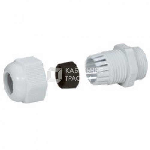 Уплотнитель пластиковый - IP 55 - P.G. 7 - диаметр кабеля 3.5-6 мм - RAL 7035 | 096820 | Legrand