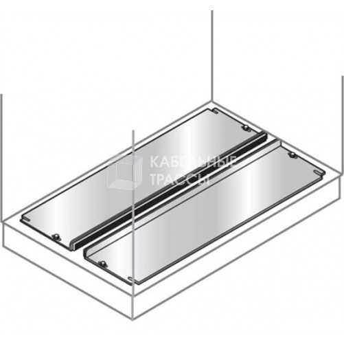 Панель нижняя скользящая,нерж 600х400 | EF6040X | ABB