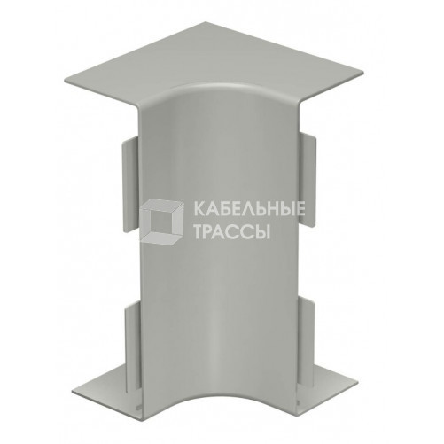 Крышка внутреннего угла кабельного канала WDK 60x210 мм (ПВХ,серый) (WDK HI60210GR) | 6022294 | OBO Bettermann